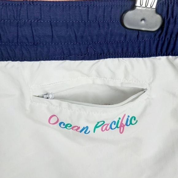 🍄3/50$🍄 Ocean Pacific boarding mini shorts Y2K swimming beach shorts Size S - Picture 5 of 6